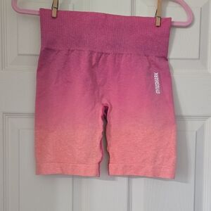Gymshark Pink Ombre Shorts
